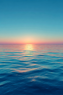 주간 바다 컬러 컨셉 물 노을 CG 생태계 파일형식 일출 수평선 아침 평화 파도 파란색 자연 풍경 수면 하늘 고요 편집실사 편집이미지 JPG