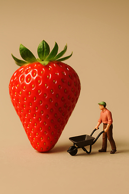 직업 농업 과일 모션 라이프 모형 CG 파일형식 딸기 농부 수확 바구니 심기 농작물 농사 크기 일상 오브젝트 정원 미니어처 채소 농장 편집실사 편집이미지 JPG