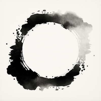 도형 전통 컬러 서예 문화예술 한국 미술 파일형식 수채화 먹 한국전통 백그라운드 조화 예술 디자인 원형 잉크 동양화 컨셉 모양 점 국내일러스트 JPG 일러스트 검은색 붓터치