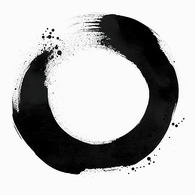 도형 컬러 무늬 파일형식 원형 추상 검은색 흰색 디자인 모던 명상 조화 연결 손그림 예술 공간 스플래쉬 그림 백그라운드 단순화된 국내일러스트 JPG 일러스트 붓터치