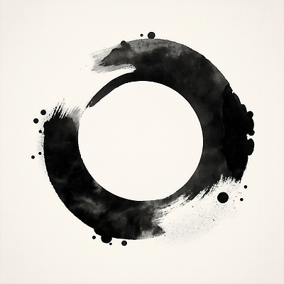 도형 컬러 컨셉 무늬 촬영기법 미술도구 파일형식 원형 흑백 그림 디자인 균형 평화 물감 예술 추상 모양 백그라운드 공간 창작 표현 감정 국내일러스트 JPG 일러스트 검은색 붓터치