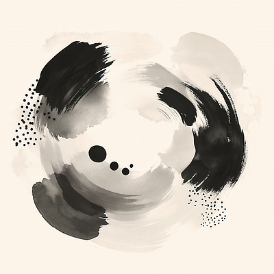 도형 디자인 컬러 무늬 미술 장식 감각 파일형식 페인팅 예술 그래픽 인테리어 패턴 벽장식 조화 부드러움 공간 작품 그림 국내일러스트 JPG 일러스트 검은색 붓터치 원형