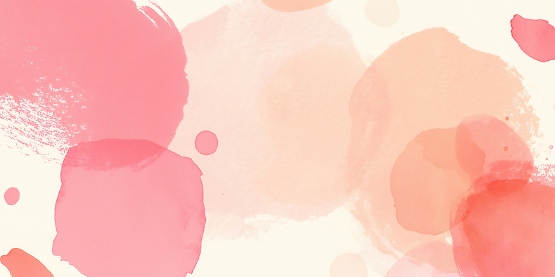 JPG 디자인 감정 예술 분홍색 컬러 백그라운드 패턴 일러스트 붓터치 추상 수채화 그래픽 스크린 물감 공간 원형 모던 부드러움 조화 흐림 살구색 국내일러스트 AI일러스트 AI콘텐츠 도형 무늬 날씨 미술도구 감각 파일형식