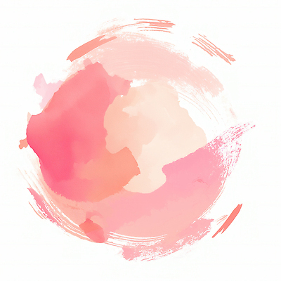 JPG 디자인 예술 분홍색 컬러 백그라운드 일러스트 자연 붓터치 추상 수채화 미술 그래픽 표현 원형 모던 질감 부드러움 감성 국내일러스트 AI일러스트 AI콘텐츠 도형 컨셉 무늬 문화예술 감각 생태계 파일형식