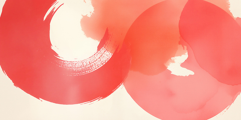 JPG 모양 디자인 분홍색 컬러 백그라운드 일러스트 붓터치 수채화 빨간색 표현 화려 그림 작품 부드러움 조화 색감 창의성 국내일러스트 AI일러스트 AI콘텐츠 컨셉 미술 감각 파일형식