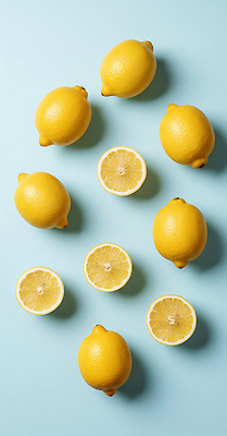 음식 과일 파란색 원형 CG 생태계 파일형식 레몬 백그라운드 하늘색 신선 디저트 요리 상큼 구성 타원형 컬러 자연 편집실사 편집이미지 JPG
