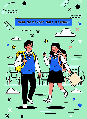 식물 건축물 잡화 옷 교육 감정 운동화 컨셉 셔츠 관계 말하기 파일형식 벡터 학생 세일 신학기 축제 학교 커플 즐거움 대화 백그라운드 나무 건물 행렬 티셔츠 가방 하의 스니커즈 이벤트 분위기 풍경 국내일러스트 일러스트 AI파일