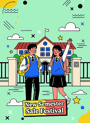 옷 교육 감정 컨셉 가방 스포츠시설 관계 표정 말하기 공간 파일형식 벡터 세일 축제 학생 학교 백팩 즐거움 대화 새로움 만남 기쁨 교복 이벤트 모션 친구 이야기 운동장 백그라운드 오후 웃음 국내일러스트 일러스트 AI파일 신학기