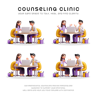 직업 회사 의학 말하기 전자제품 3D 사무원 상담 파일형식 클리닉 상담원 대화 감정 지원 컴퓨터 심리상담 치료 치유 직장 전문직 편집3D PSD 편집이미지