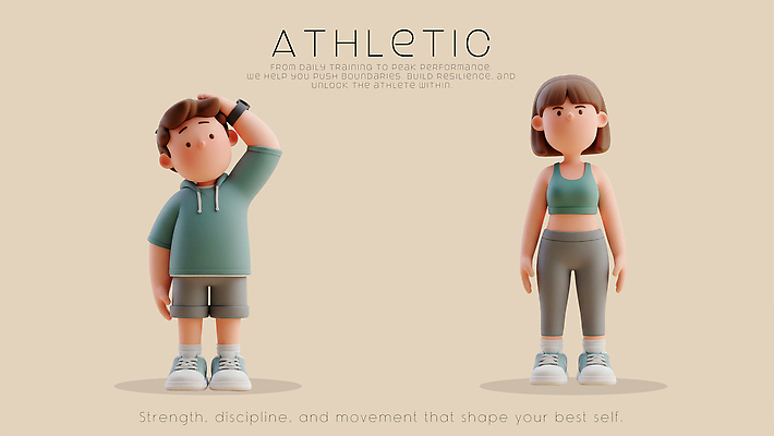 PSD 편집이미지 캐릭터 여자 남자 어린이 포즈 건강 운동복 운동 스트레칭 힘 성장 목표 연습 성별 러닝 자기계발 편집3D 옷 컨셉 사람 3D 파일형식