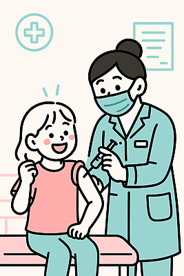 직업 여자 감정 어린이 의학 의료기기 모션 표정 건강 관리 사람 의료진 위생 질병 예방 접종 파일형식 벡터 백신 소녀 간호사 병원 주사기 예방접종 미소 격려 치료 의사 건강관리 안전 행복 청결 확인 국내일러스트 일러스트 AI파일 감기 감기예방