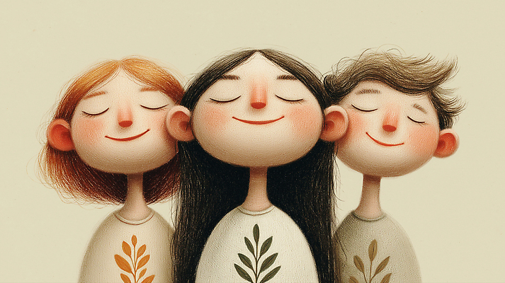 감정 컨셉 관계 표정 사람 파일형식 웃음 행복 평화 친구 따뜻함 미소 분위기 즐거움 기쁨 사랑 그림 캐릭터 어린이 국내일러스트 JPG 일러스트 기도