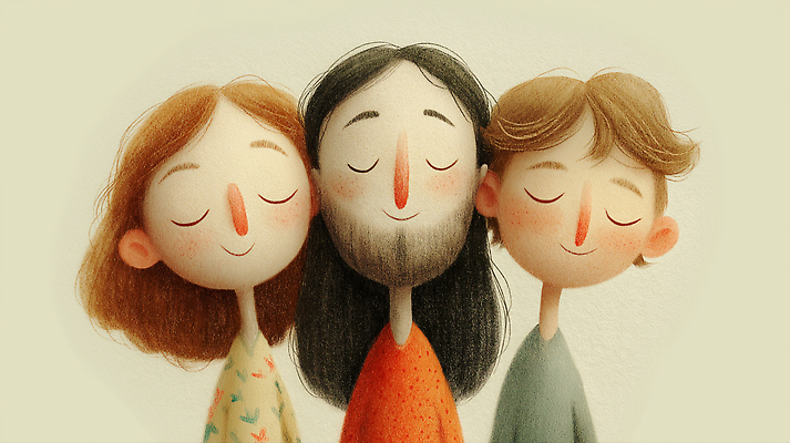 감정 다수 컨셉 표정 사람 친구 화장품 감각 파일형식 우정 미소 따뜻함 즐거움 포근함 순간 행복 소통 그림 캐릭터 여러명 립스틱 헤어스타일 백그라운드 색감 남자 국내일러스트 JPG 일러스트 기도