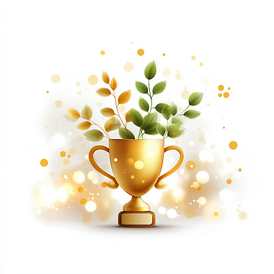 JPG 식물 편집이미지 디자인 예술 잎 자연 성공 아이디어 장식 초록색 축제 기쁨 금색 축하 우승 우아함 트로피 개성 포토샵 창의성 이미지편집 AI컴퓨터그래픽 AI콘텐츠 감정 컬러 컨셉 최고 상_우승 생태계 파일형식