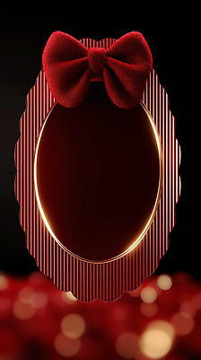 편집이미지 디자인 컬러 컨셉 파일형식 액자 리본 빨간색 장식 검은색 백그라운드 분위기 고급 전시 예술 인테리어 감각 JPG 프레임 이미지편집