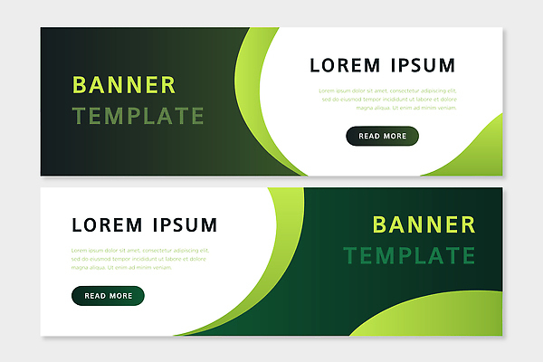 템플릿 배너 선 컬러 무늬 파일형식 벡터 디자인 곡선 모던 비즈니스 이벤트 웹디자인 마케팅 그래픽 레이아웃 알림 배너템플릿 AI파일 추상 초록색