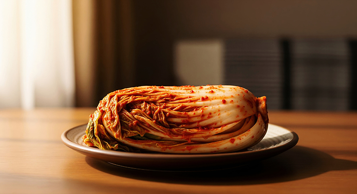 주간 식물 전통 한식 음식 컨셉 탁자 태양 CG 파일형식 김치 식탁 나무 아침 햇빛 양념 채소 건강 전통음식 간편조리식품 맛 요리 반찬 편집실사 JPG 편집이미지 김장