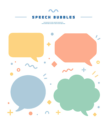 감정 컨셉 무늬 말하기 파일형식 벡터 말풍선 디자인 컬러 기하학 대화 메시지 창의성 표현 그래픽 아이디어 소통 백그라운드 건강 즐거움 AI파일 국내일러스트 일러스트