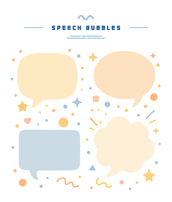 컨셉 무늬 파일형식 벡터 말풍선 디자인 백그라운드 도형 그래픽 컬러 창의성 아이디어 소통 장식 표현 모던 창작 매력적 색감 기하학 AI파일 국내일러스트 일러스트