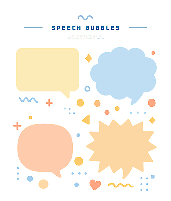 감정 컨셉 무늬 파일형식 벡터 말풍선 디자인 컬러 패턴 모양 그래픽 즐거움 소통 커뮤니케이션 백그라운드 창의력 아이디어 장식 색채 그림 디지털 AI파일 국내일러스트 일러스트