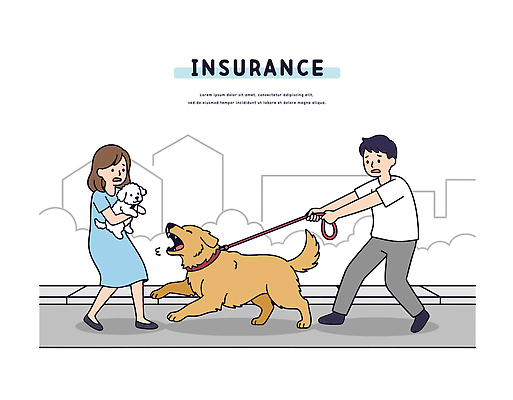 동물 감정 컨셉 포유류 휴식 사람 반려동물 개 파일형식 벡터 반려용품 강아지 남자 여자 도시 거리 사건 걱정 산책 목줄 생각 안전 주인 보호 반려견 AI파일 국내일러스트 일러스트 보험