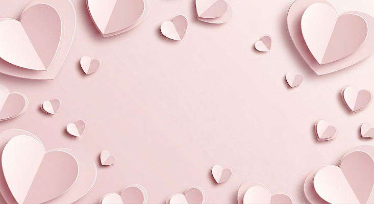 JPG 편집이미지 디자인 커플 종이 분홍색 백그라운드 사랑 장식 로맨틱 하트 축하 메시지 분위기 크기 그림 부드러움 이미지편집 AI컴퓨터그래픽 AI콘텐츠 모양 감정 컬러 컨셉 관계 감각 파일형식