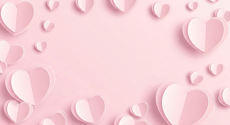JPG 모양 편집이미지 디자인 기념일 감정 분홍색 백그라운드 사랑 장식 매력적 로맨틱 하트 표현 크기 배열 입체 연애 이미지편집 AI컴퓨터그래픽 AI콘텐츠 컬러 컨셉 이벤트 파일형식