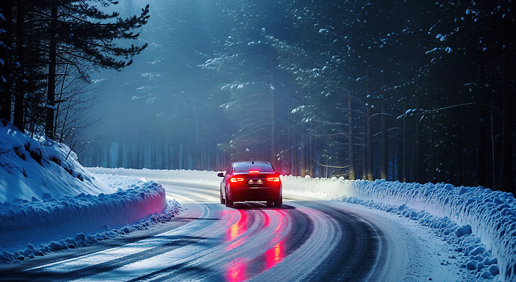 식물 계절 길 육상교통 컨셉 교통시설 날씨 눈_날씨 운전 CG 교통안전 파일형식 도로 주행 숲 나무 겨울 안전 풍경 흐림 방향 깨끗함 조명 교통 자동차 편집실사 JPG 편집이미지 눈길운전 눈길 블랙아이스 안전운전