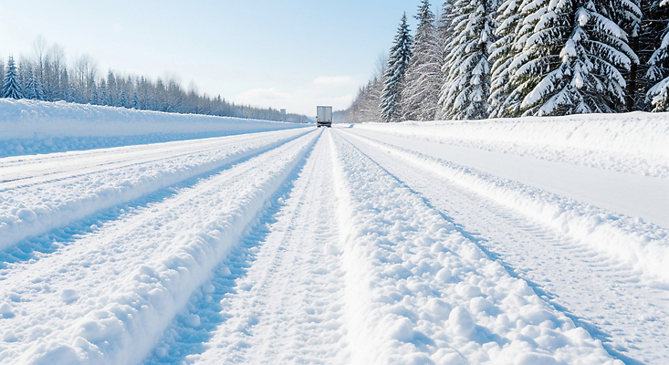 나무 계절 길 육상교통 컨셉 교통시설 모션 자동차 날씨 눈_날씨 운전 CG 생태계 교통안전 파일형식 도로 트럭 겨울 소나무 숲 기온 이동 풍경 흐림 자연 거리 편집실사 JPG 편집이미지 눈길운전 눈길 블랙아이스 안전운전