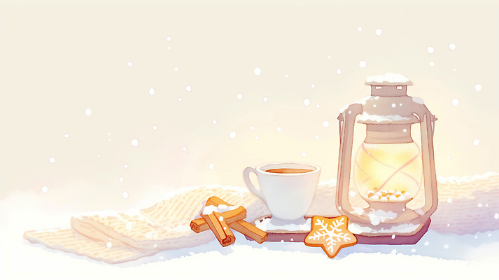 식기 계절 음료 음식 컨셉 초 눈_날씨 상점 감각 생태계 향미료 파일형식 겨울 따뜻한음료 컵 촛불 편안함 커피 디저트 설탕 향신료 오브젝트 자연 흰눈 카페 날씨 휴식 평화 국내일러스트 일러스트 JPG 코코아