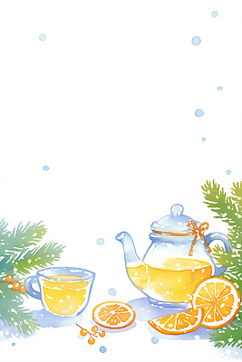 나무 식기 계절 겨울 과일 주방용품 귤 풍경 카페 감각 차 생태계 파일형식 소나무 주전자 컵 따뜻함 음료 자연 조각 홈카페 포근함 겨울풍경 건강 국내일러스트 일러스트 JPG 오렌지 감귤차