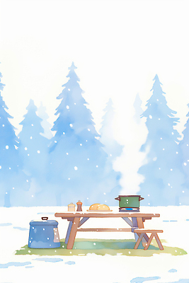 자연요소 계절 감정 가구 생활용품 레저 날씨 라이프 가전제품 침대 생태계 요리중 파일형식 캠핑 숲 요리 탁자 겨울 자연 야외 재료 스토브 행복 취사 주방용품 해먹 따뜻함 바람 추위 일상 국내일러스트 일러스트 JPG