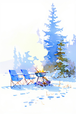 식물 계절 가구 컨셉 관계 불 레저 감각 생태계 파일형식 겨울 숲 모닥불 캠핑 의자 나무 자연 풍경 편안함 야외 휴식 불꽃 가족 친구 산 여행 추위 따뜻함 국내일러스트 일러스트 JPG