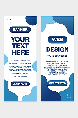 모양 템플릿 배너 배너템플릿 세로배너 텍스트 그래픽 파란색 흰색 현수막 알림 모던 레이아웃 기하학 웹디자인 배너세트 AI파일 컬러 무늬 세로 세트 파일형식 벡터