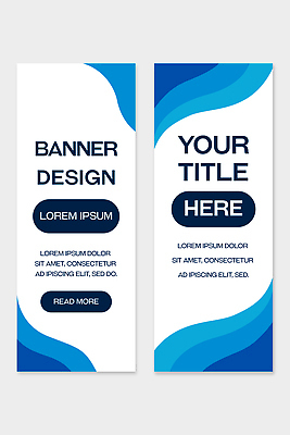 템플릿 디자인 배너 배너템플릿 세로배너 컬러 곡선 텍스트 세로 파란색 공간 현수막 알림 모던 청록색 기하학 내용 마케팅 시각디자인 제목 배너세트 AI파일 선 무늬 세트 파일형식 벡터