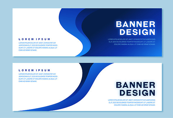 템플릿 배너 선 컬러 컨셉 파일형식 벡터 디자인 그래픽 파란색 그라데이션 곡선 텍스트 모던 깨끗함 디지털 알림 도구 배너템플릿 AI파일