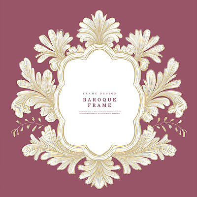 디자인 선 컨셉 오브젝트 파일형식 프레임 장식 우아함 예술 곡선 백그라운드 컬러 빈티지 인테리어 그림 디테일 공간 문구용품 고급 국내일러스트 PSD 일러스트 바로크