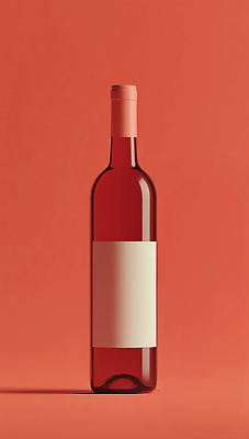 JPG 모양 편집이미지 디자인 음료 컬러 백그라운드 그래픽 빨간색 와인 투명 와인병 모던 고립 스타일 편집실사 AI컴퓨터그래픽 AI콘텐츠 병_용기 주류 CG 파일형식
