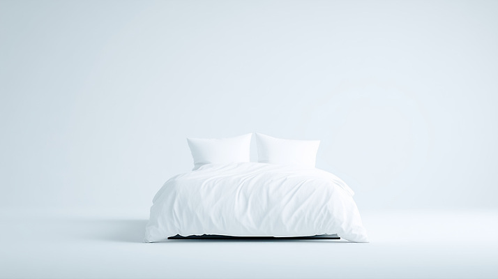 디자인 컬러 가구 생활용품 컨셉 침구 감각 CG 파일형식 침대 방 흰색 조명 편안함 공간 정리 깨끗함 부드러움 이불 베개 인테리어 침실 편집실사 JPG 편집이미지