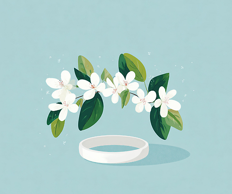 JPG 디자인 여자 패션 기념일 꽃 결혼 일러스트 장신구 자연 장식 초록색 인테리어 봄 흰색 신선 오브젝트 스타일 미니멀 국내일러스트 AI일러스트 AI콘텐츠 식물 계절 컬러 사람 이벤트 생태계 파일형식