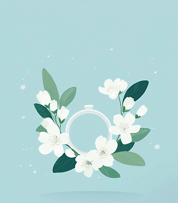 JPG 식물 디자인 계절 결혼 백그라운드 잎 일러스트 자연 그래픽 장식 파란색 원형 분위기 상쾌 그림 국내일러스트 AI일러스트 AI콘텐츠 도형 감정 컬러 컨셉 이벤트 생태계 파일형식