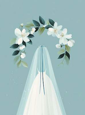 JPG 디자인 꽃 행복 신부 부케 웨딩드레스 결혼 일러스트 자연 결혼식 사랑 기쁨 꿈 축하 소중 아치 베일 세레모니 순간 플로리스트 국내일러스트 AI일러스트 AI콘텐츠 식물 직업 드레스 감정 꽃다발 컨셉 이벤트 생태계 파일형식