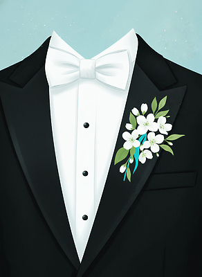 JPG 부케 신랑 결혼 일러스트 결혼식 턱시도 이벤트 파티 클래식 색감 스타일 국내일러스트 AI일러스트 AI콘텐츠 꽃다발 컨셉 정장 파일형식