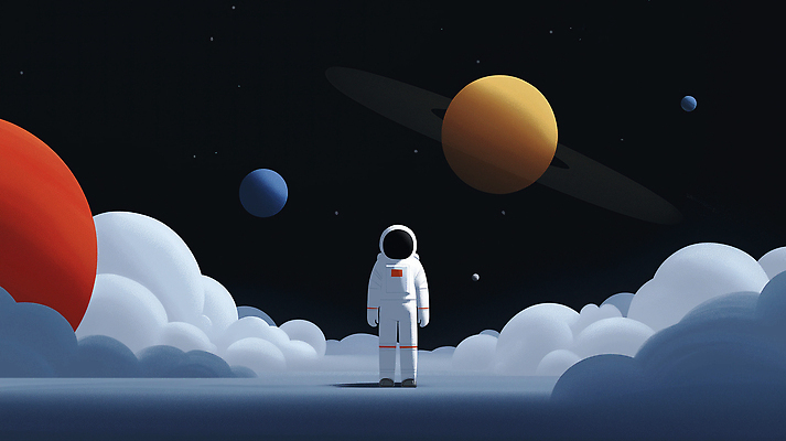 JPG 예술 컬러 과학 일러스트 상상 미래 사람 우주 행성 신비 우주복 탐사 우주여행 우주탐험 국내일러스트 옷 여행 컨셉 파일형식