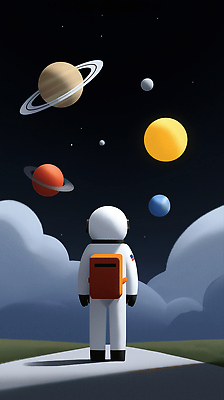 JPG 별 컬러 과학 일러스트 자연 거리 우주 별자리 행성 탐험 우주비행사 관찰 크기 신비 즐거움 태양계 우주여행 국내일러스트 AI일러스트 AI콘텐츠 자연요소 감정 여행 컨셉 모션 생태계 파일형식