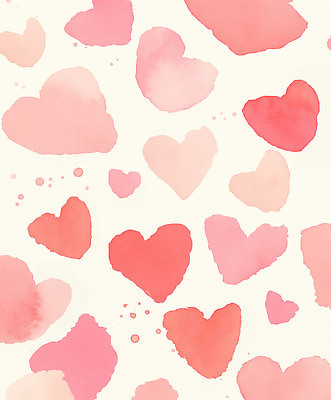 모양 감정 컬러 결혼 백그라운드 무늬 데이이벤트 하트 감각 파일형식 사랑 수채화 분홍색 디자인 따뜻함 예술 패턴 장식 창의력 부드러움 결혼식 발렌타인데이 선물 JPG 국내일러스트 일러스트 하트백그라운드