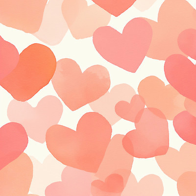모양 감정 컬러 백그라운드 컨셉 무늬 하트 감각 파일형식 사랑 분홍색 주황색 따뜻함 부드러움 디자인 소통 연결 장식 패턴 크기 분위기 창의성 그림 JPG 국내일러스트 일러스트 하트백그라운드