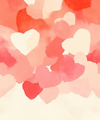 모양 감정 컬러 백그라운드 컨셉 무늬 문화예술 하트 감각 파일형식 사랑 분홍색 빨간색 예술 디자인 부드러움 패턴 분위기 창의성 로맨틱 장식 그림 감성 미술 JPG 국내일러스트 일러스트 하트백그라운드