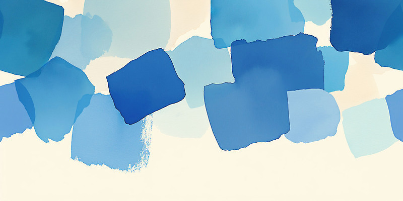 JPG 디자인 예술 컬러 백그라운드 무늬 패턴 일러스트 그래픽 파란색 비교 오브젝트 모던 조화 색채 스타일 차분 국내일러스트 AI일러스트 AI콘텐츠 컨셉 파일형식