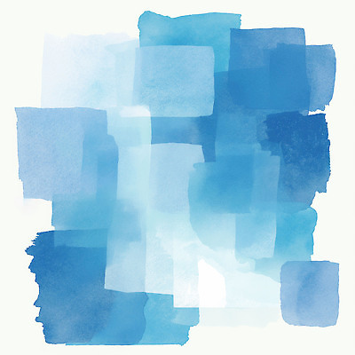 JPG 디자인 감정 예술 컬러 백그라운드 일러스트 파란색 사각형 감각 그림 작품 부드러움 색채 창의성 아크릴 국내일러스트 AI일러스트 AI콘텐츠 도형 재질 미술 파일형식